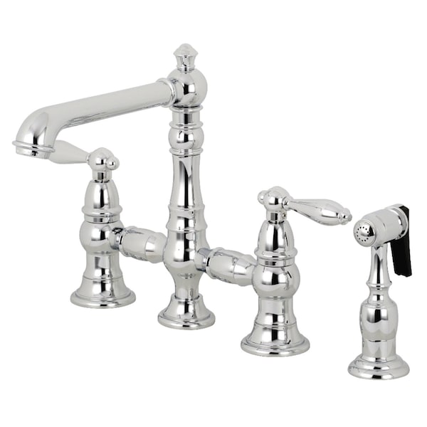 KS7271ALBS Kitchen Faucet W/ Side Sprayer, Polished Chrome
